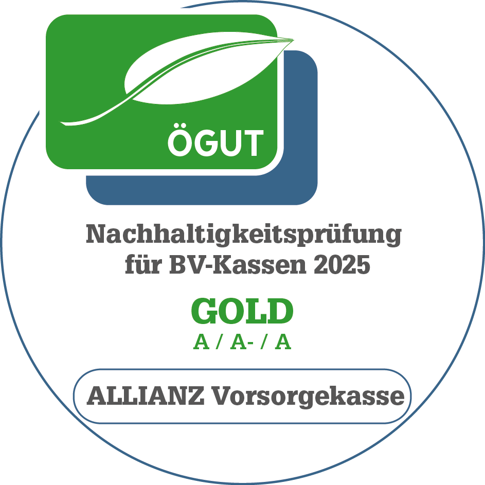 2025 ÖGUT-Gold Zertifizierung Allianz Vorsorgekasse